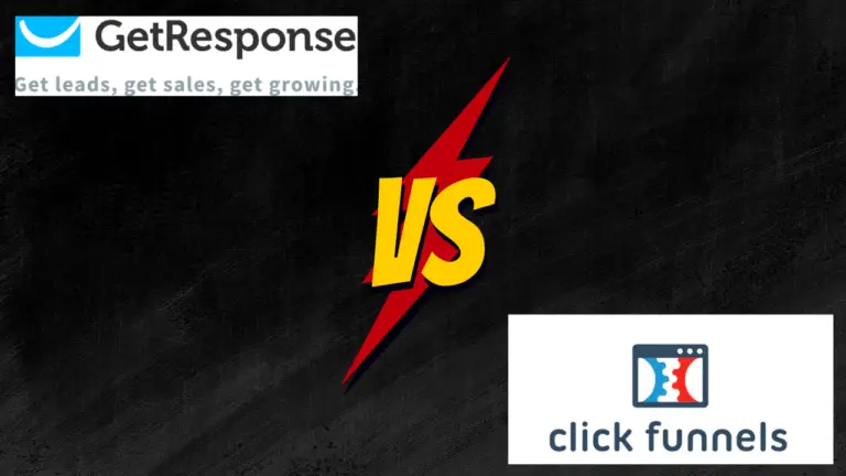 Comparison between GetResponse vs ClickFunnels