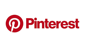 The pinterest logo on a white background, showing its association with affiliate marketing with Pinterest.