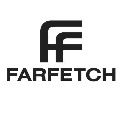 Farfetch affiliate program logo showcasing luxury fashion on a white background.