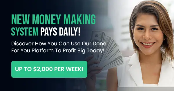 A smiling person holding money promotes a daily profit system offering up to ,000 per week. Achieve financial freedom with this done-for-you platform and simple 4-step process. - Prime Affiliate Reviews — Trusted, Honest Support A smiling person holding money promotes a daily profit system offering up to $2,000 per week. Achieve financial freedom with this done-for-you platform and simple 4-step process.