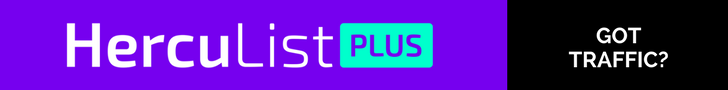 Purple and black banner featuring the text: "Herculist Plus" on the left, and "Got Traffic? Online Success Awaits!" on the right. - Prime Affiliate Reviews Purple and black banner featuring the text: "Herculist Plus" on the left, and "Got Traffic? Online Success Awaits!" on the right.